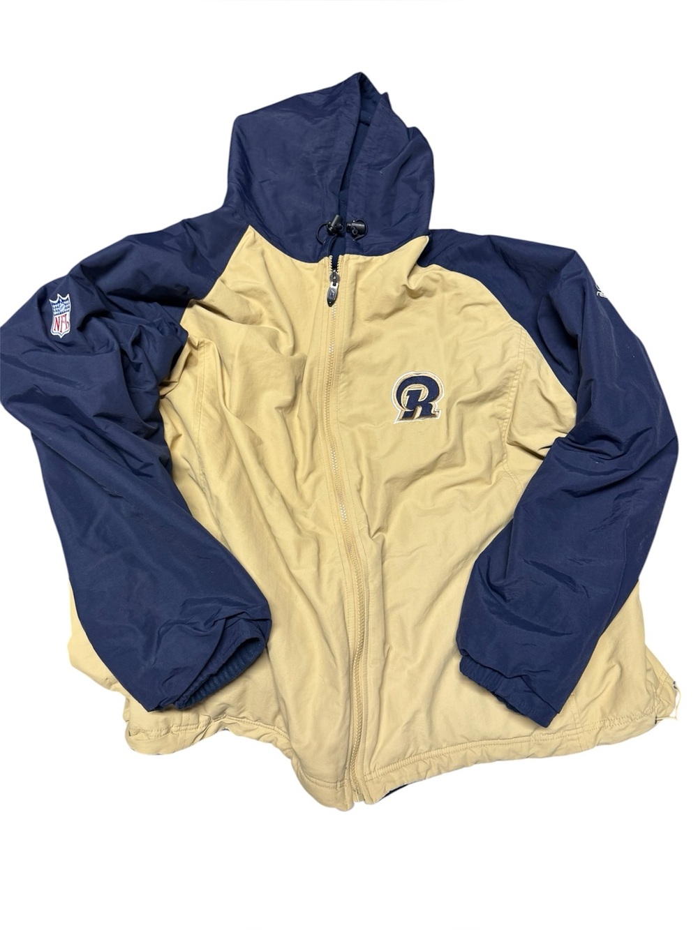 NFL St Louis Rams Reebok reversible jacket men’s size 2XL